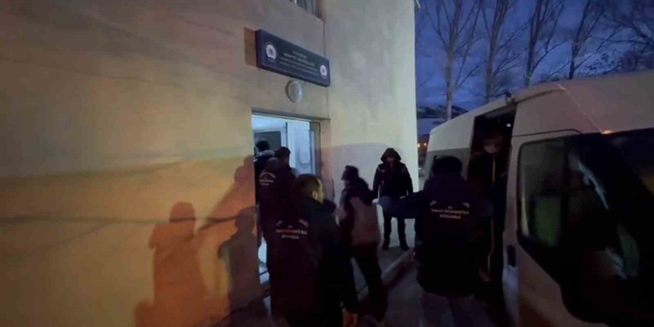 Erzurum’da kaçak göçmen operasyonu