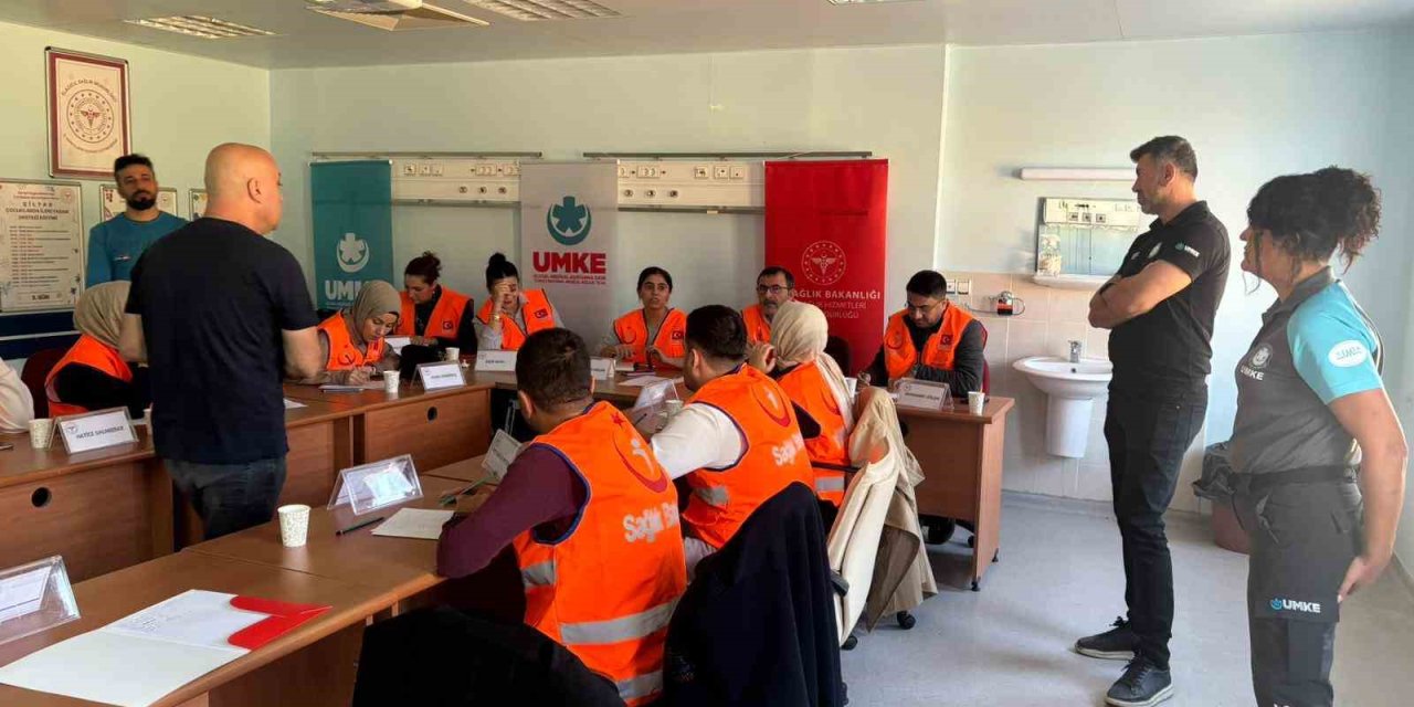 Elazığ’da hastane afet ve acil durum planı eğitimi