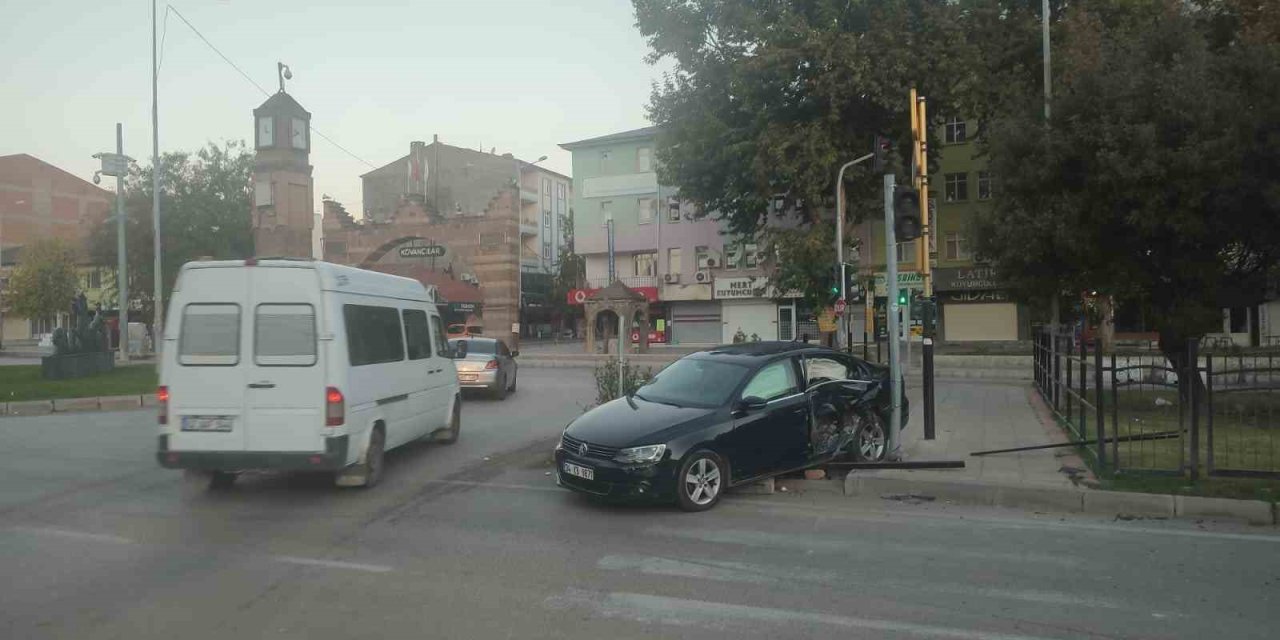 Elazığ’da trafik kazası: 1 yaralı