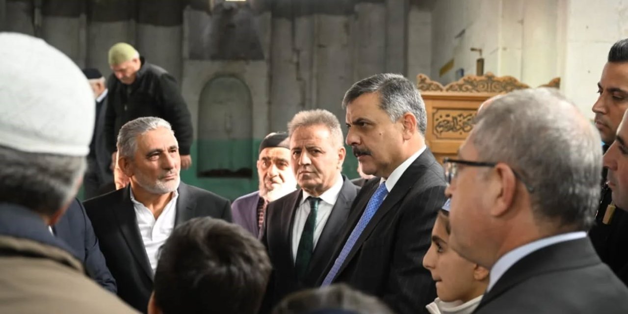 Vali Çiftçi, Taş Camide incelemelerde bulundu