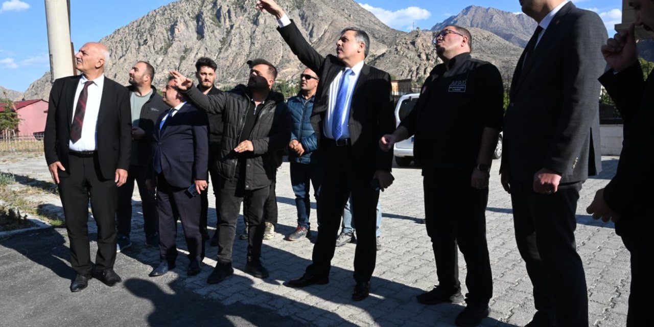 Vali Mustafa Çiftçi, Tortum ve Uzundere İlçelerinde incelemelerde bulundu