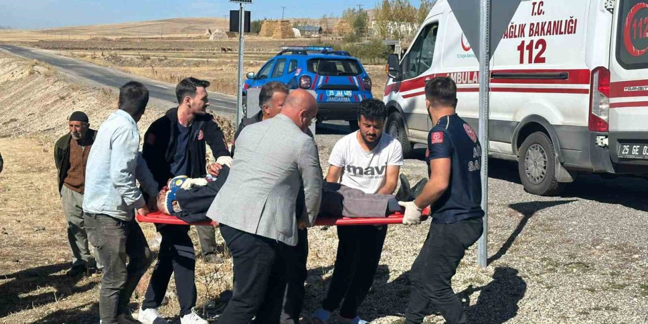 Karayazı’da trafik kazası: 1 yaralı