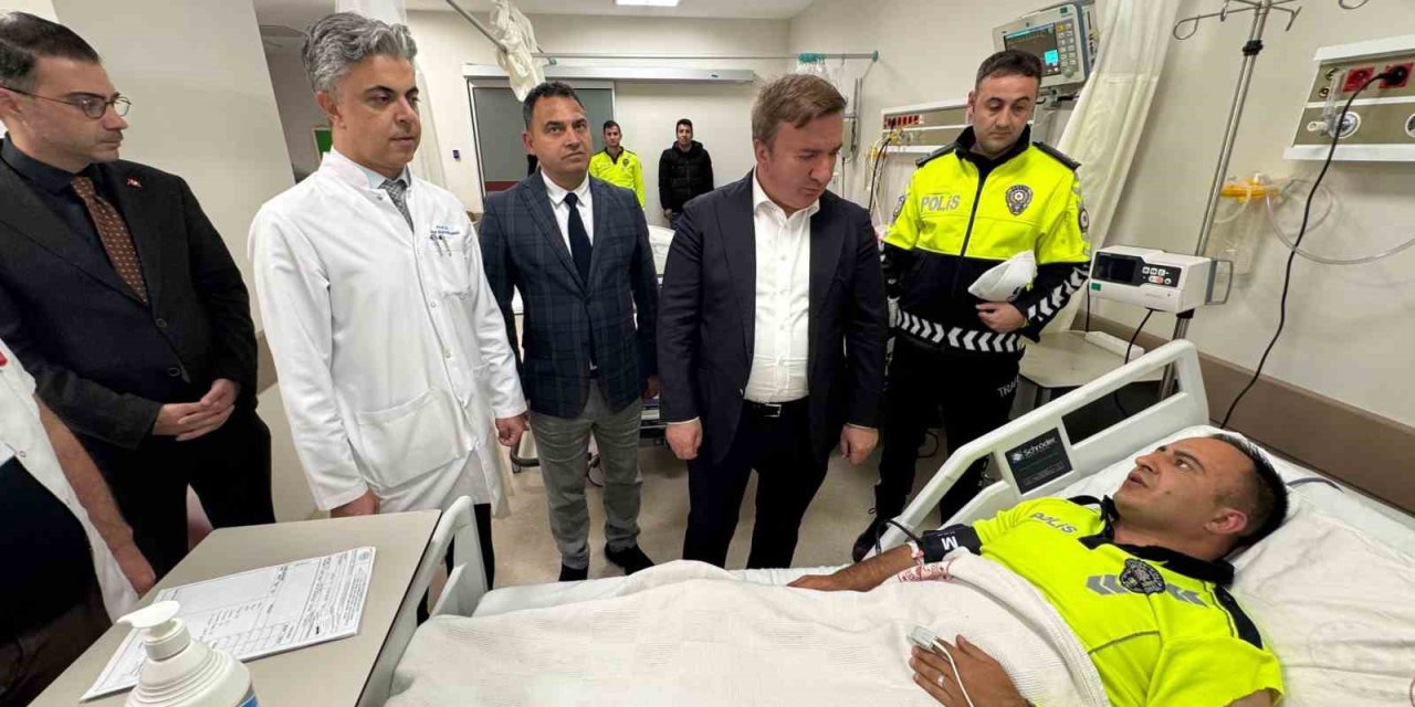 Tercan’da takla atan ekip aracındaki 3 polis memuru yaralandı