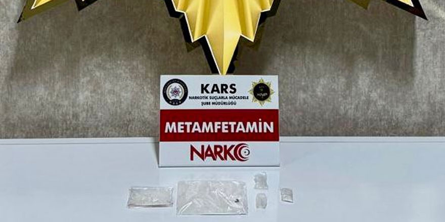 Kars'ta aparta uyuşturucu baskını: 1 kişi tutuklandı