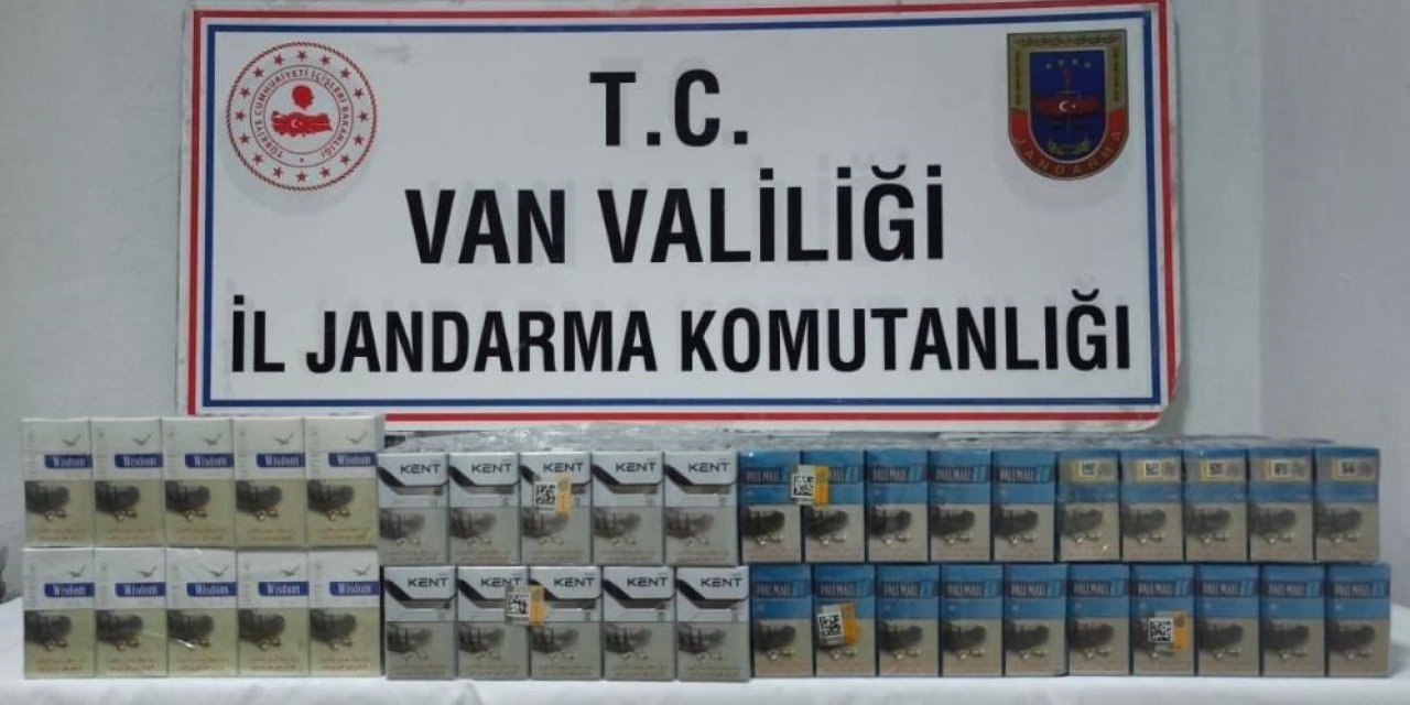 Van’da 2 bin 940 paket kaçak sigara ele geçirildi