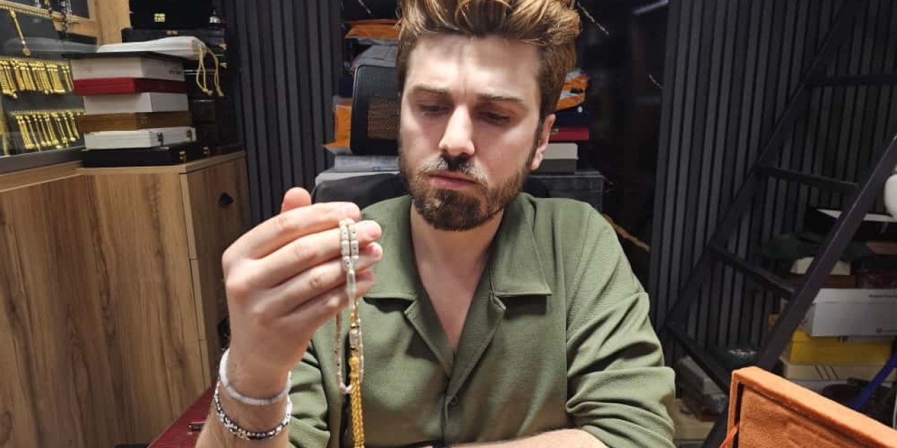 Elazığ’da yapımı tam 3 ay sürdü: Pırlanta işlemeli tespih görücüye çıktı