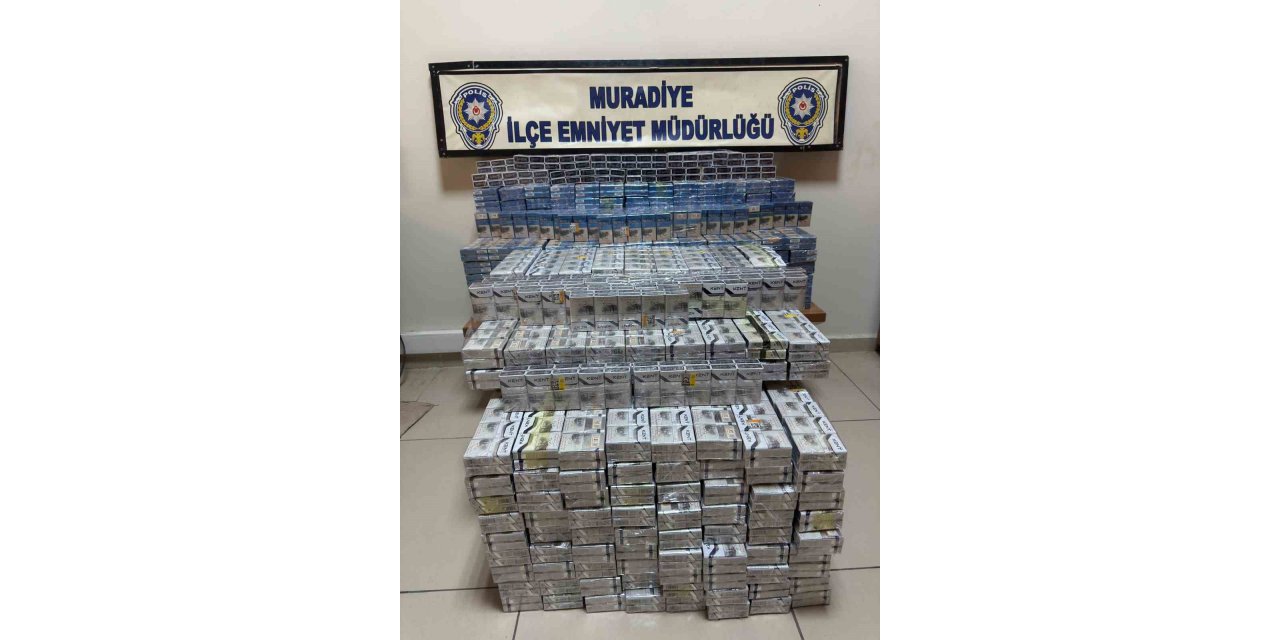 Muradiye’de 3 bin 750 paket kaçak sigara ele geçirildi