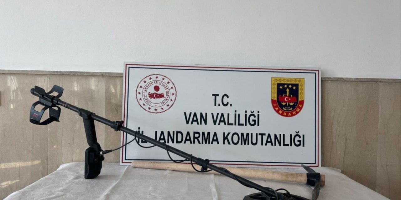 İzinsiz define arayanlara suçüstü