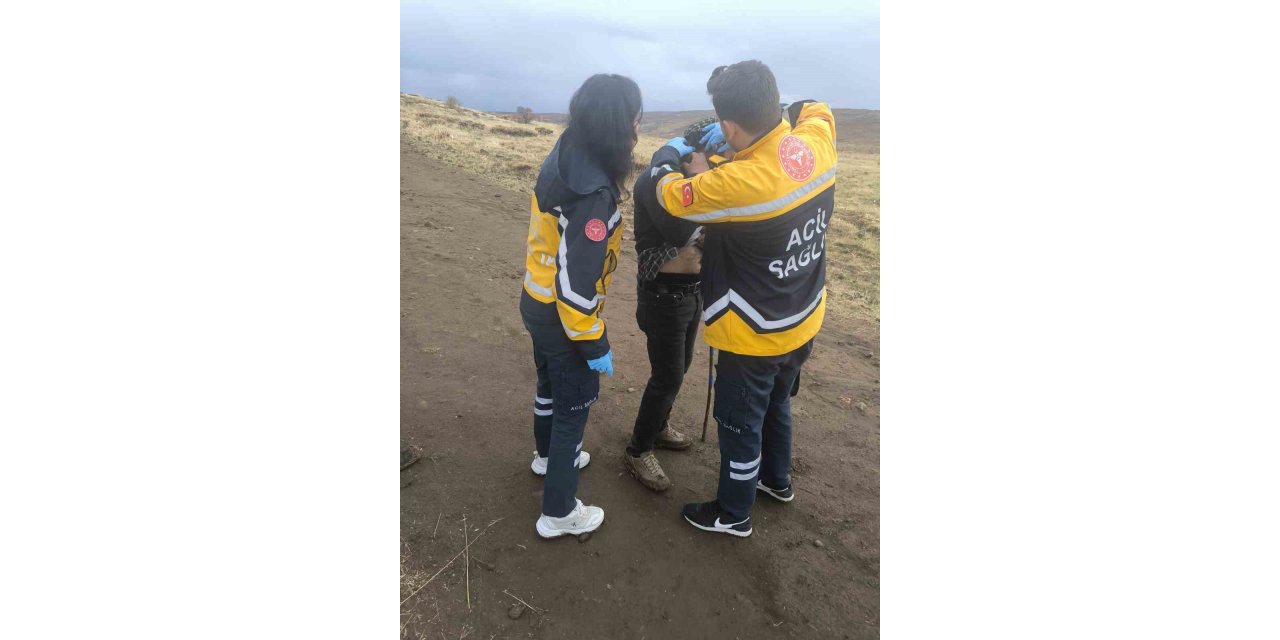 Yanına yıldırım düşen şahıs yaralandı