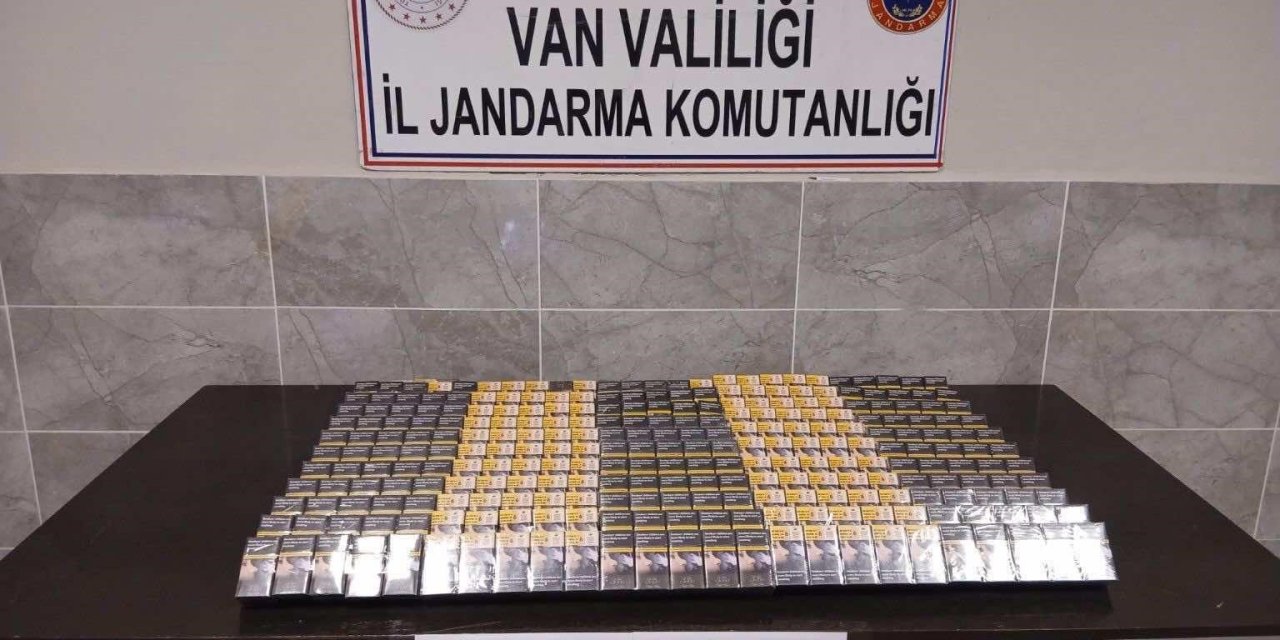 Van’da kaçak sigara ve malzeme ele geçirildi
