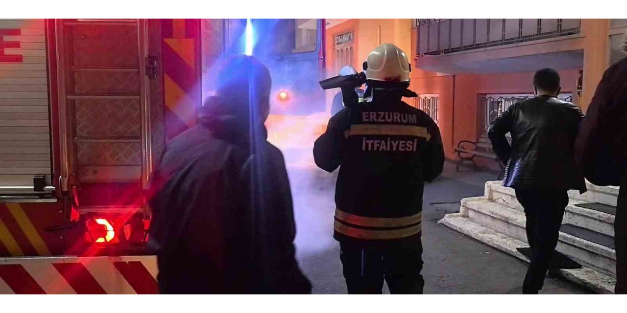 Palandöken’de korkutan yangın