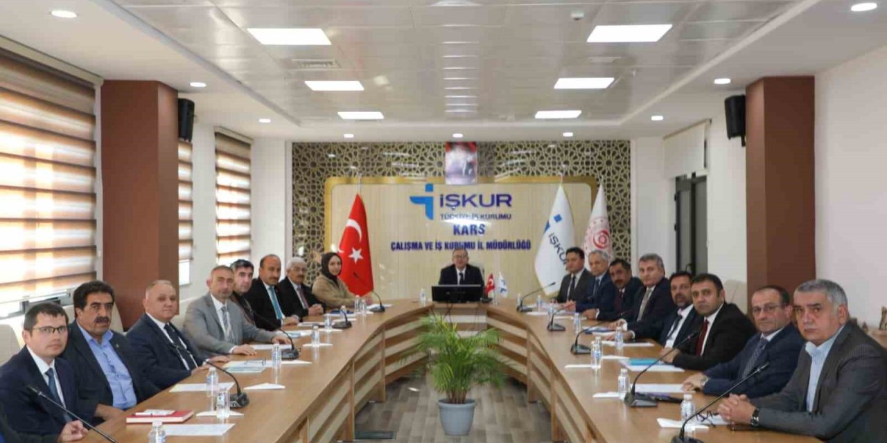 Kars’ta İl İstihdam ve Mesleki Eğitim Kurulu toplantısı yapıldı.