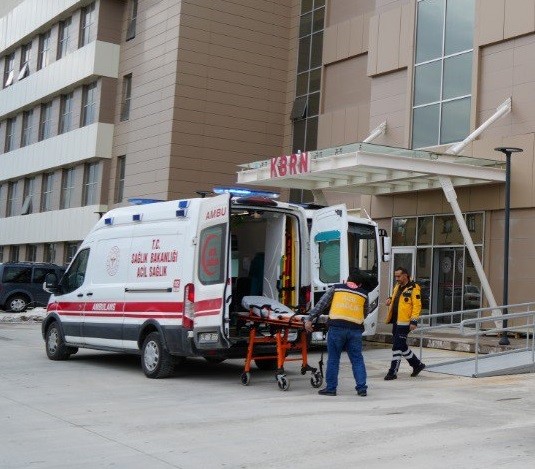 Erzincan’da üzüm bağında çalışan vatandaşa ayı saldırdı