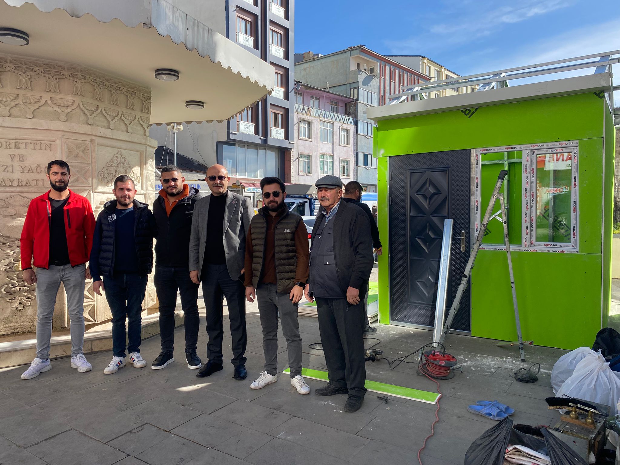 Digor kavşağında Gündoğdu taksi durağı yapıldı