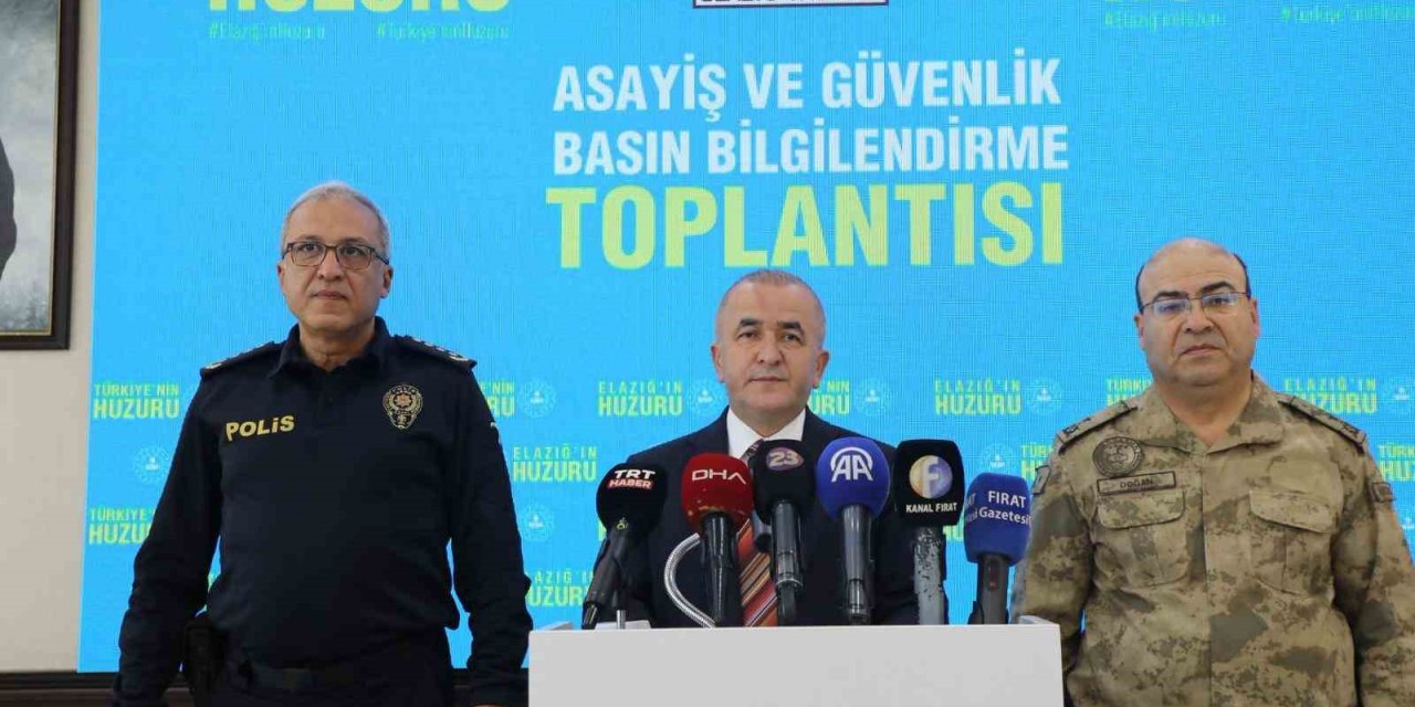 Elazığ’da suçlulara göz açtırılmıyor: Suç oranlarında düşüşler yaşandı