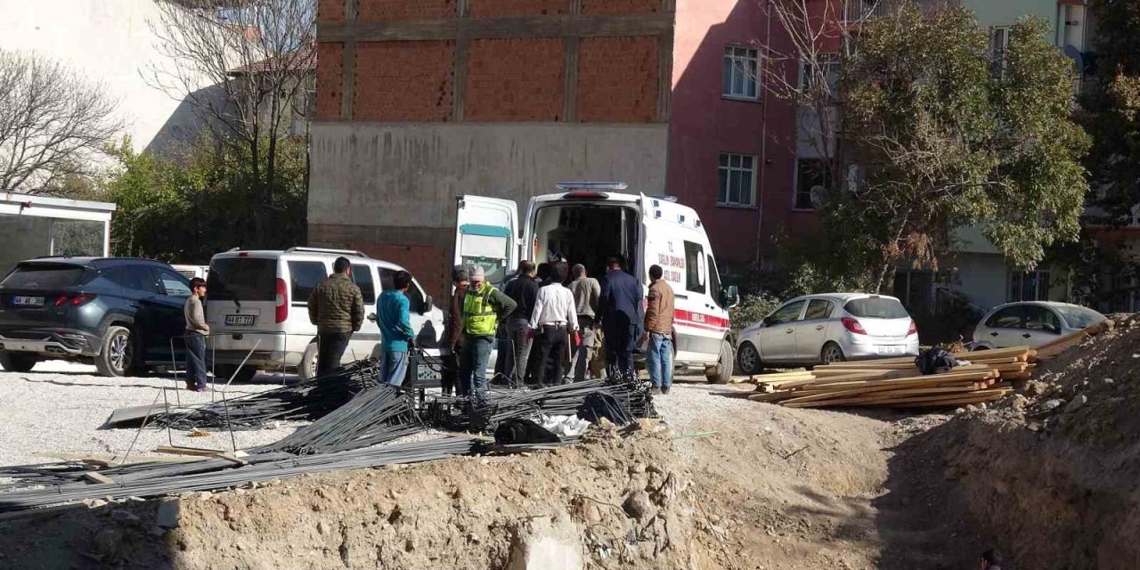 Malatya’da şantiyede iş kazası: 1 yaralı