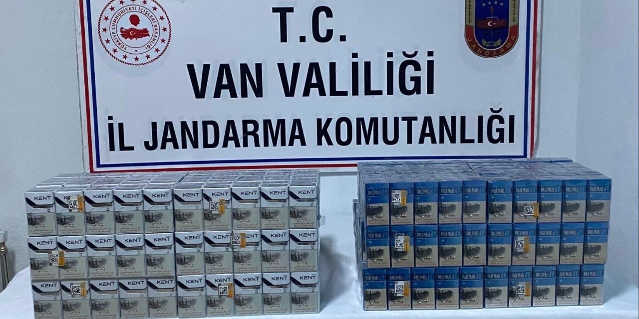 Van’da gümrük kaçağı sigara ve malzeme ele geçirildi