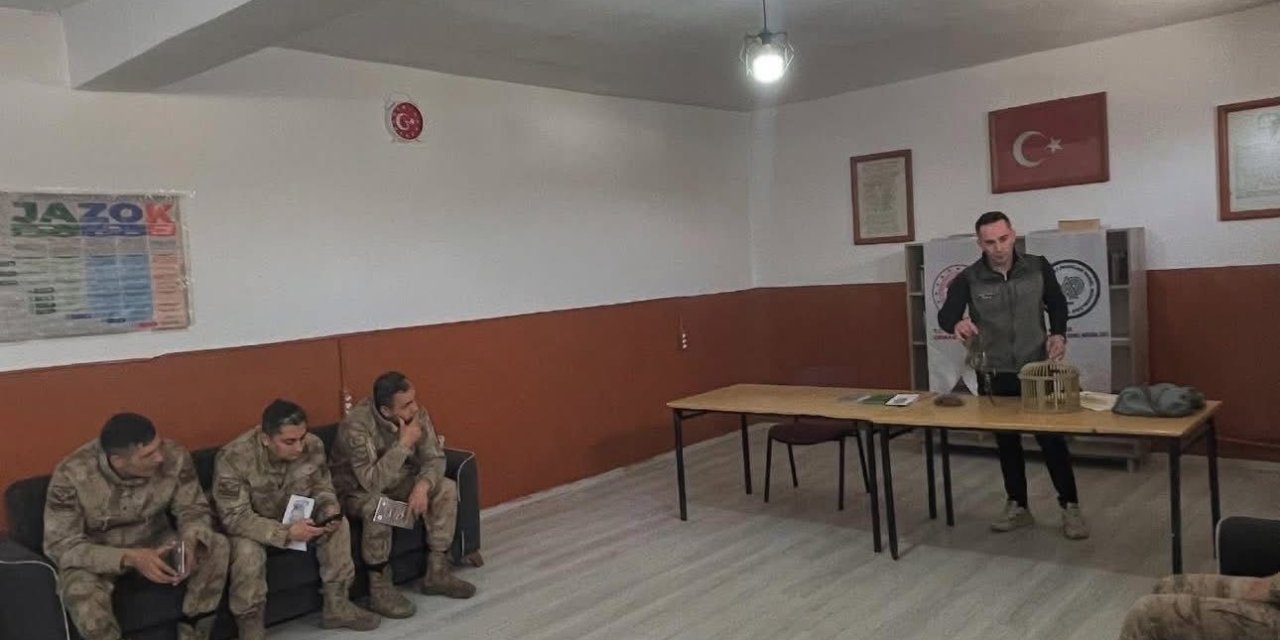 Iğdır’da Jandarma personeline kaçak avcılıkla mücadele eğitimi