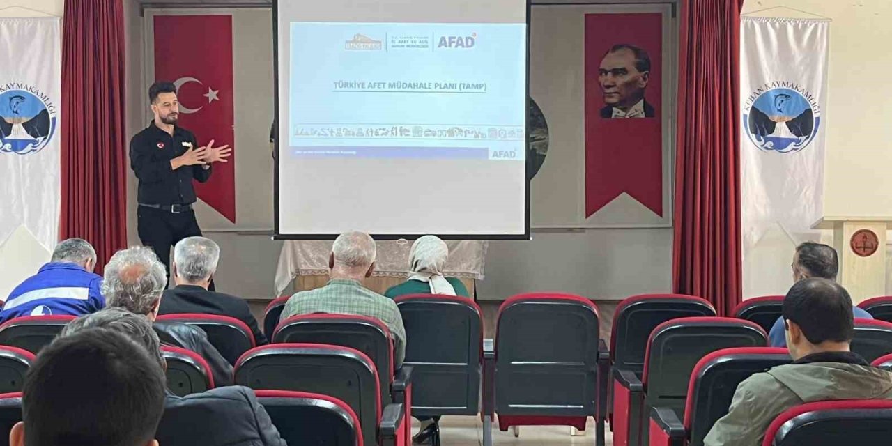 Keban’da afet planı ele alındı