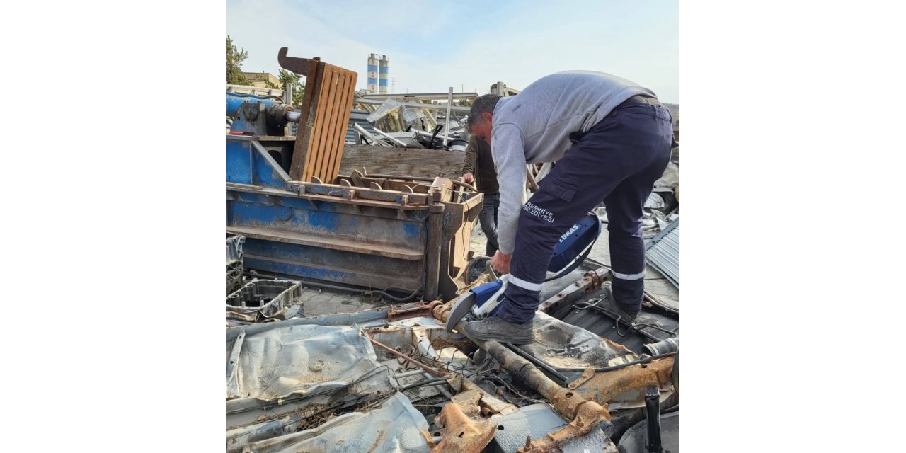 Refahiye’de itfaiye personeline trafik kazalarına müdahale eğitimi