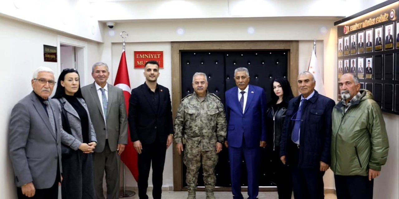 CHP Iğdır İl Başkanı Nizamettin Ada’dan Emniyet Müdürü Turgay’a ziyaret