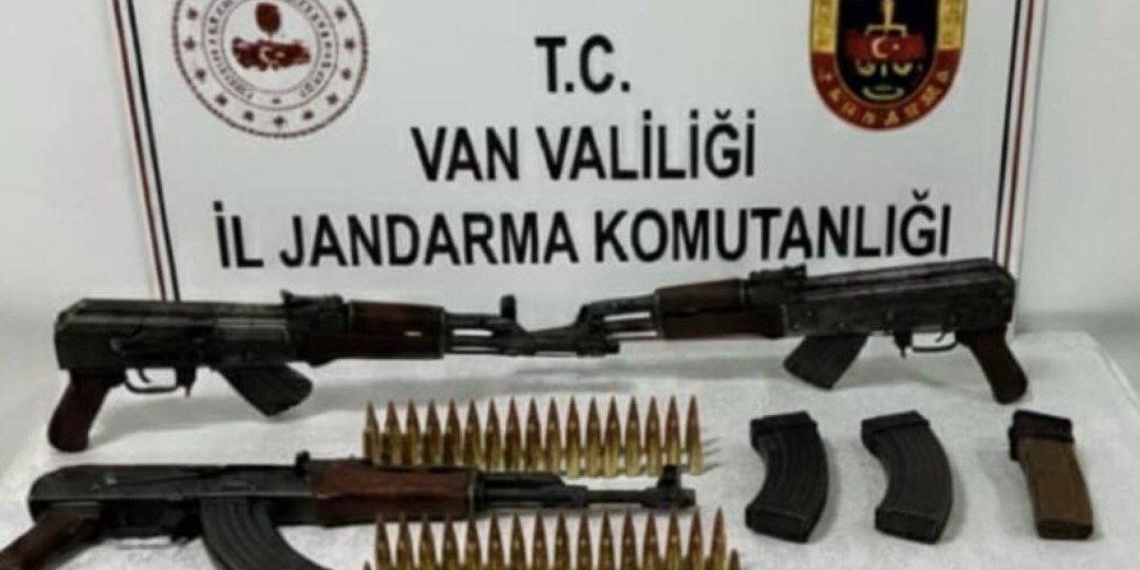 Van’da 3 adet uzun namlulu silah ele geçirildi
