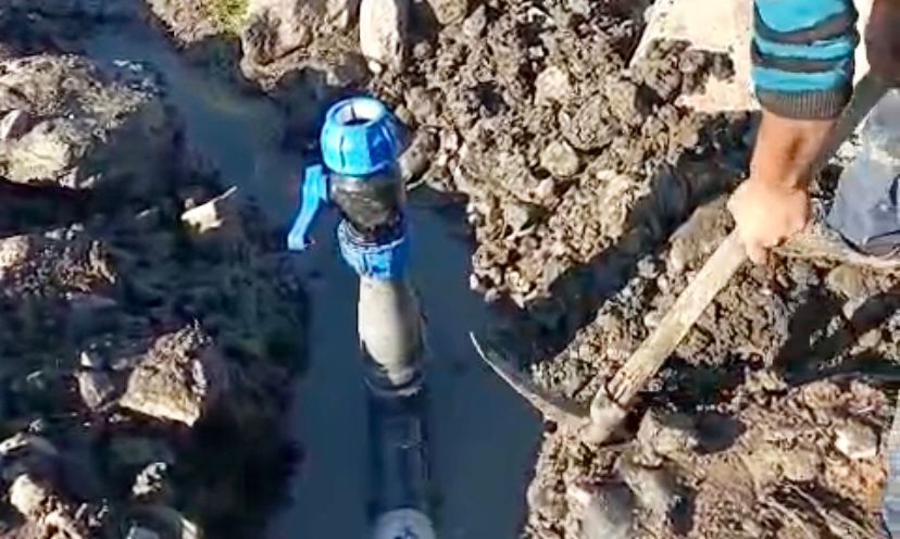 Kuyucuk köyünde 50 yıllık çeşmeler yeniden akmaya başladı