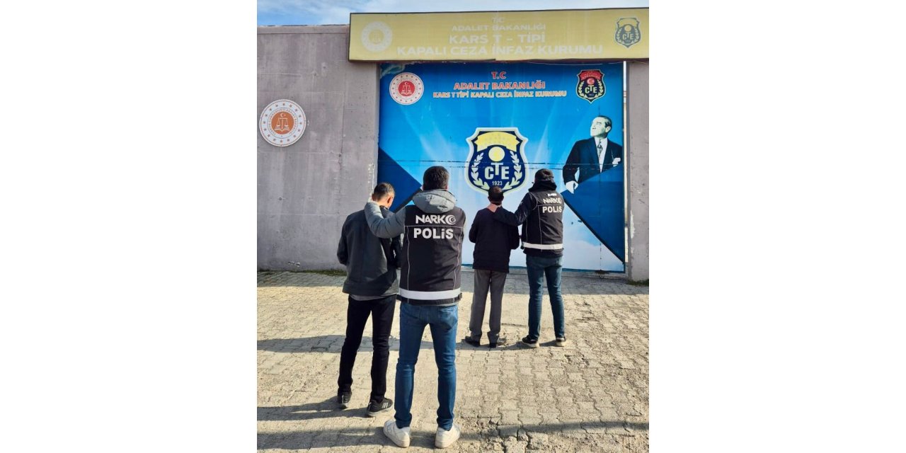 Kars’ta kesinleşmiş hapis cezası bulunan 2 kişi yakalandı