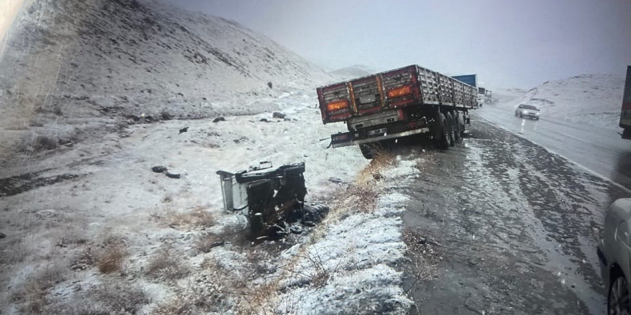 Malatya’da iki ayrı kazada 2 kişi yaralandı