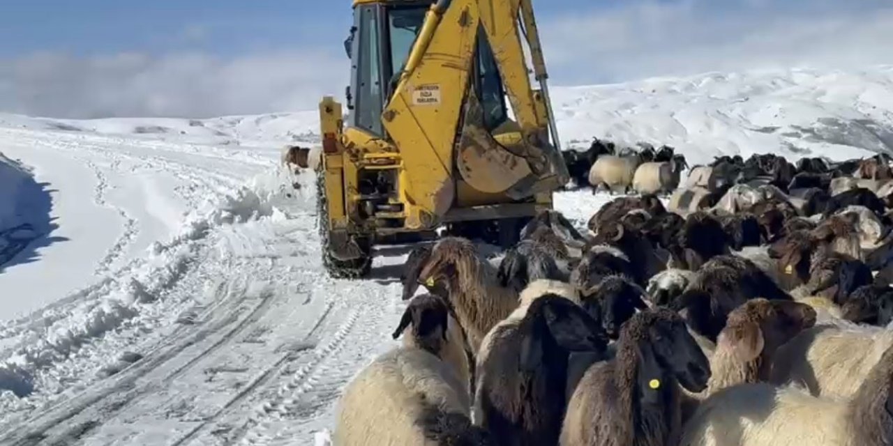 Muş’ta yoğun kar yağışı