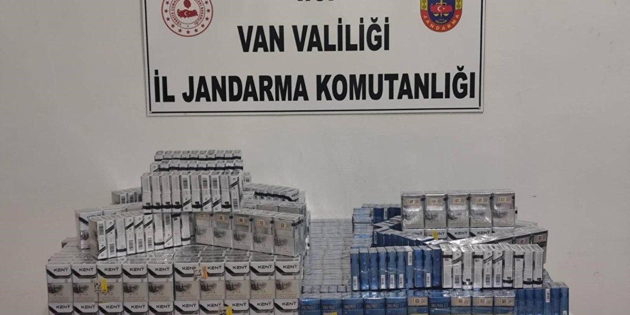 Van’da 2 bin 192 paket kaçak sigara ele geçirildi