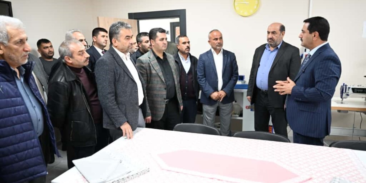 Başkan Taşkın, tamamlanan projeleri teşkilatla inceledi