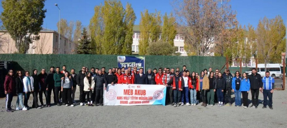 Kars’ta Öğretmenler Günü’ne özel bocce turnuvası