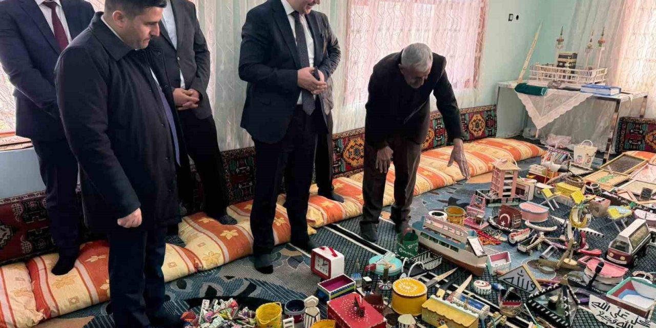 Parkinson hastasının üretim mücadelesine kaymakamdan destek