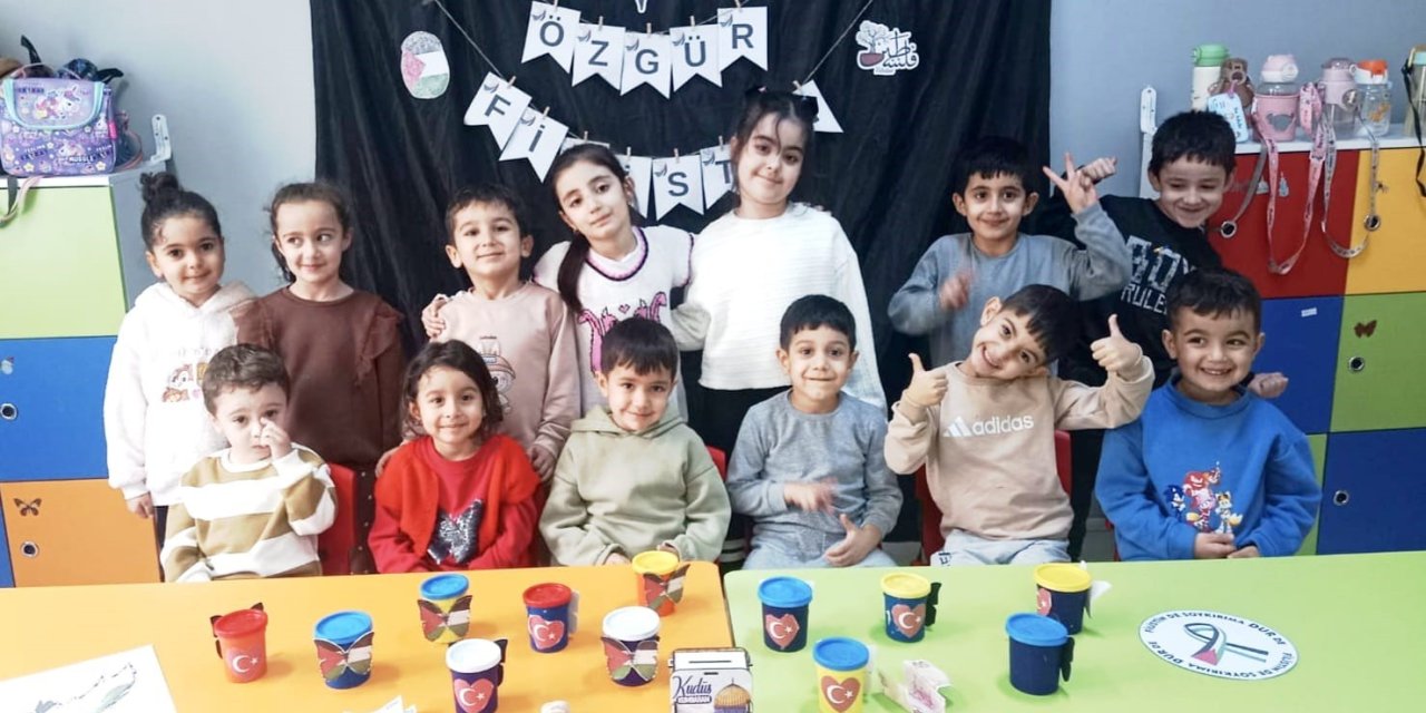 Tuncelili miniklerden Gazze’deki çocuklara anlamlı destek