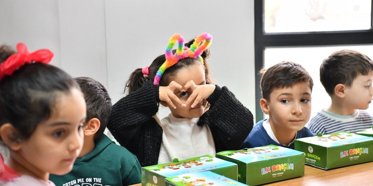 Yeşilyurt’ta çocuklar tarım sevgisi ile büyüyor