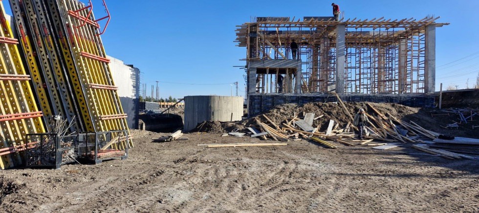 OSB’de 1. Kademe Atıksu Arıtma Tesisi inşaatı hızla sürüyor