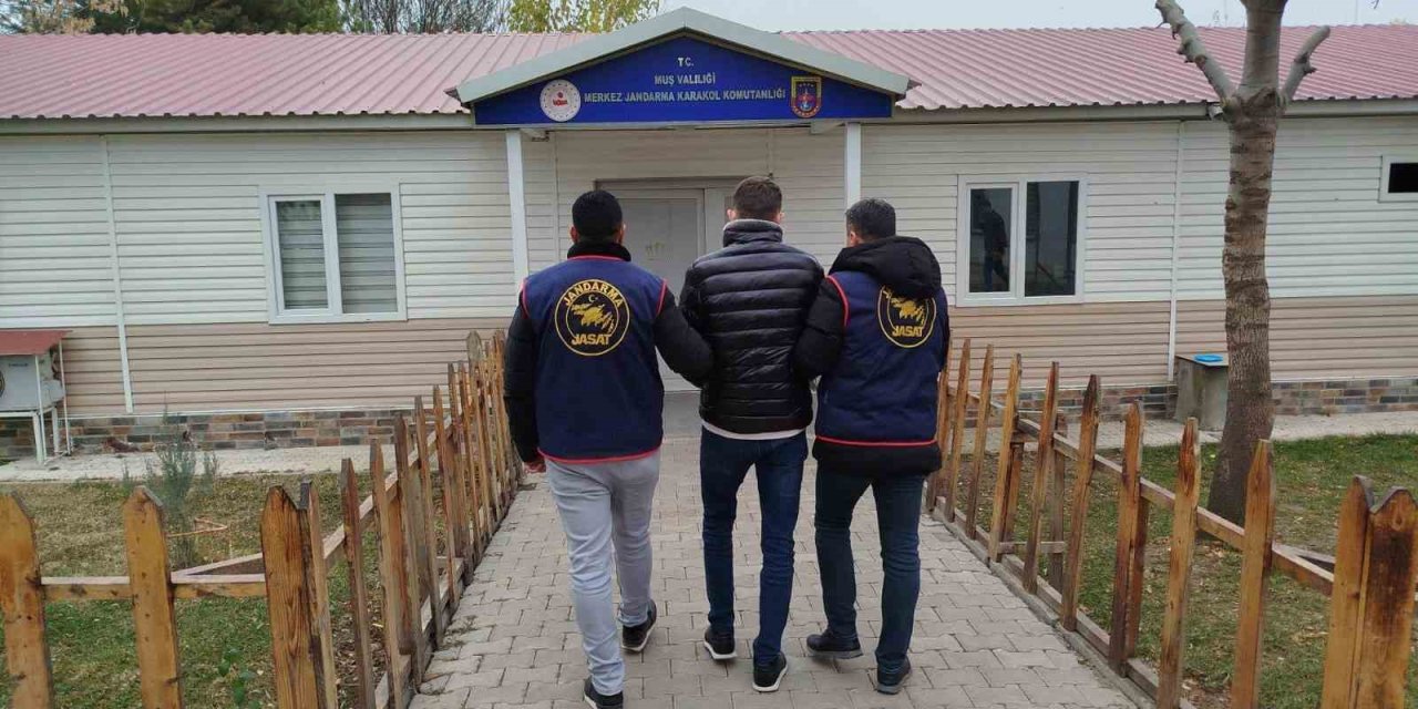 Muş’ta dolandırıcılık suçundan aranan hükümlü yakalandı