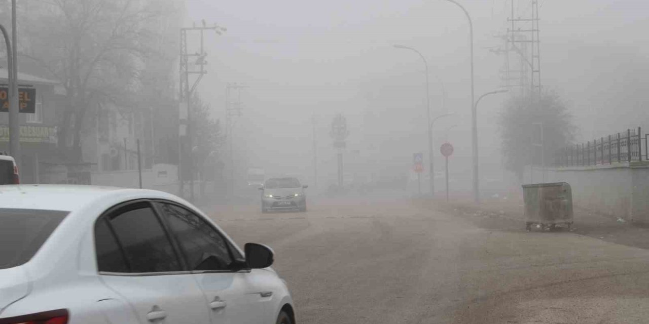 Malazgirt’te sis etkili oldu