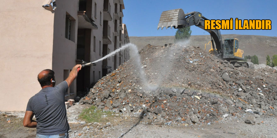 Kars İl Tarım Lojmanı Binası Yıkımı yapılacak