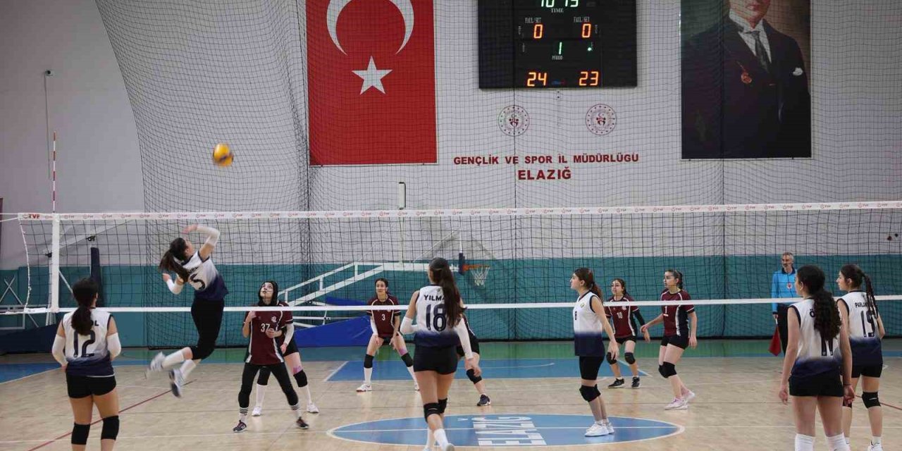 Elazığ’da voleybol müsabakaları tamamlandı