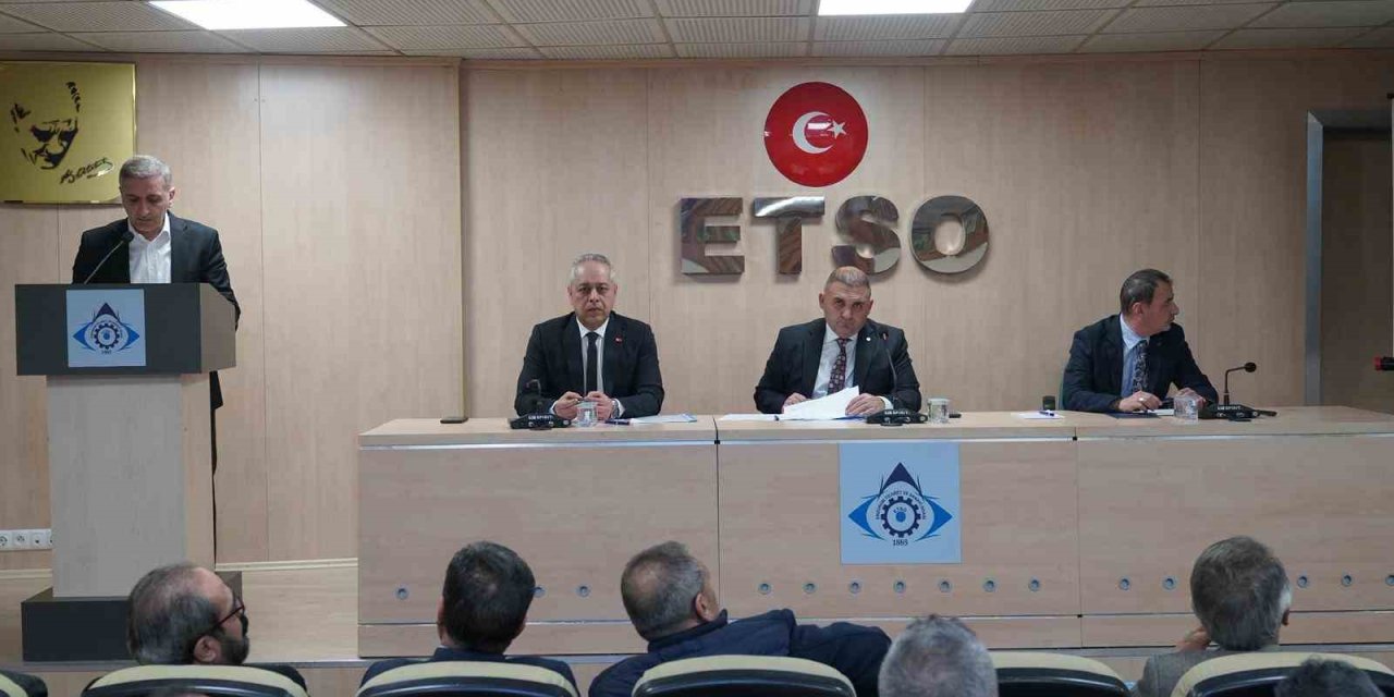 ETSO’da Meclis yoğun gündemle toplandı