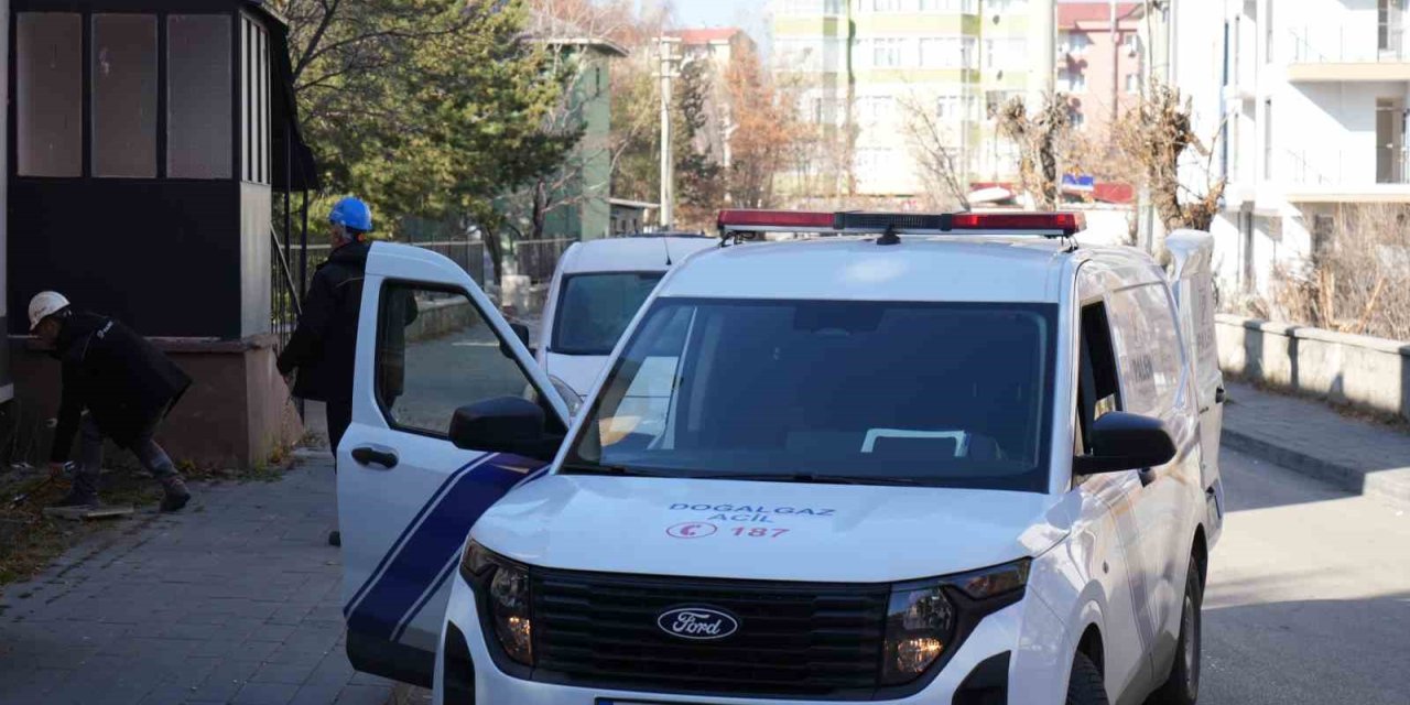 Erzurum’da doğal gaz paniği
