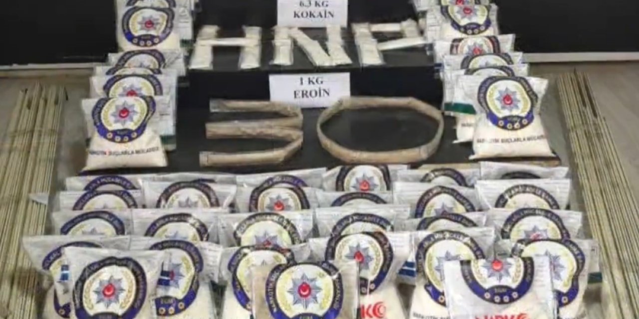 Hakkari’de 87 kilo 500 gram uyuşturucu ele geçirildi