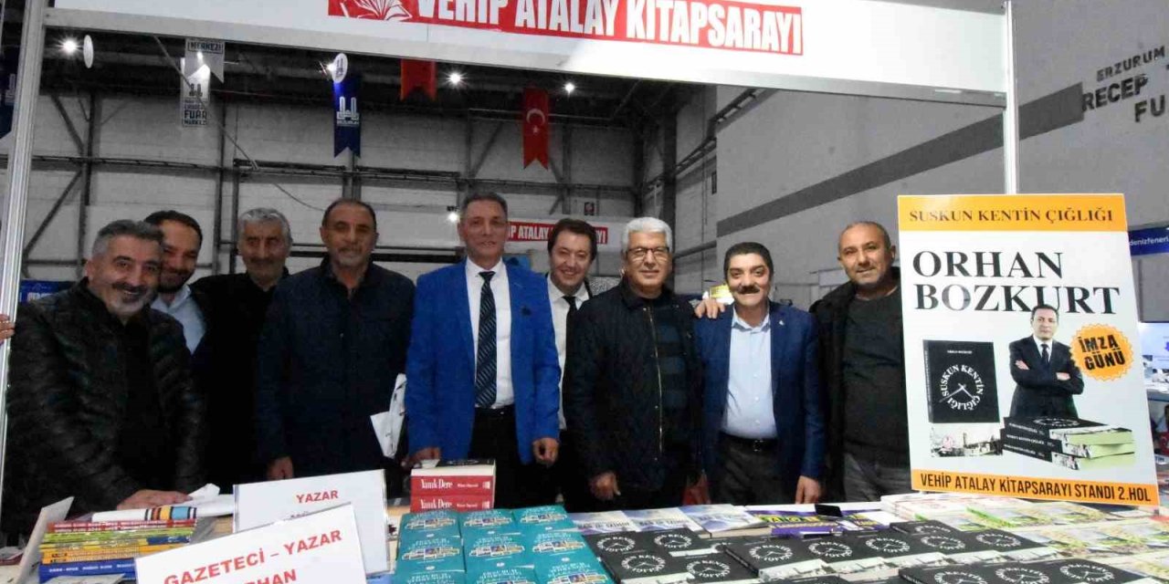 Orhan Bozkurt, "Suskun Kentin Çığlığı" ile okurlarıyla buluştu