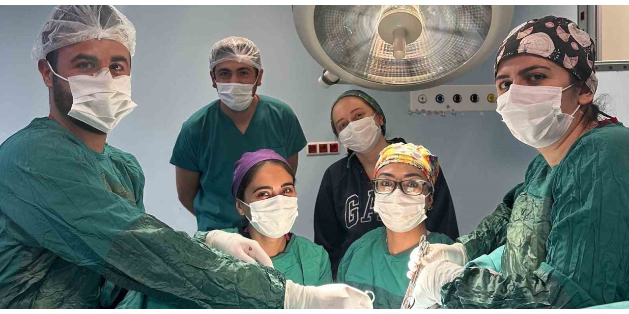 Kağızman Devlet Hastanesi’nde karın kesisi ameliyatı