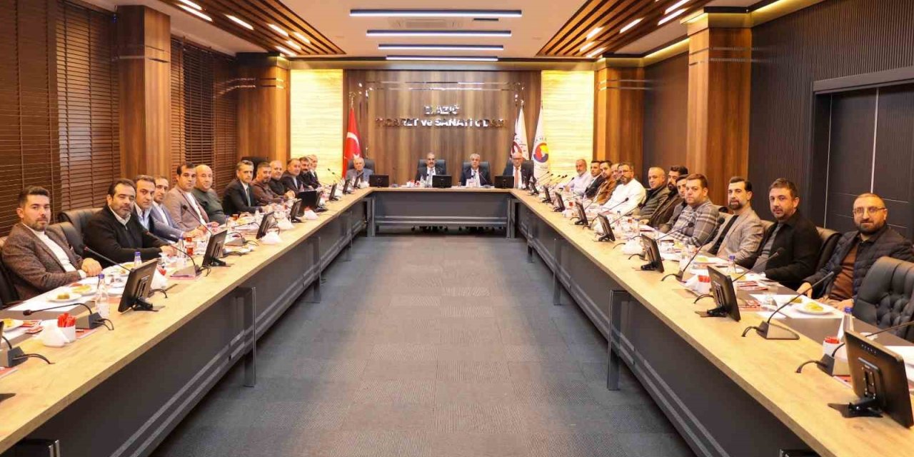 Elazığ TSO meclis toplantısında bir araya geldi