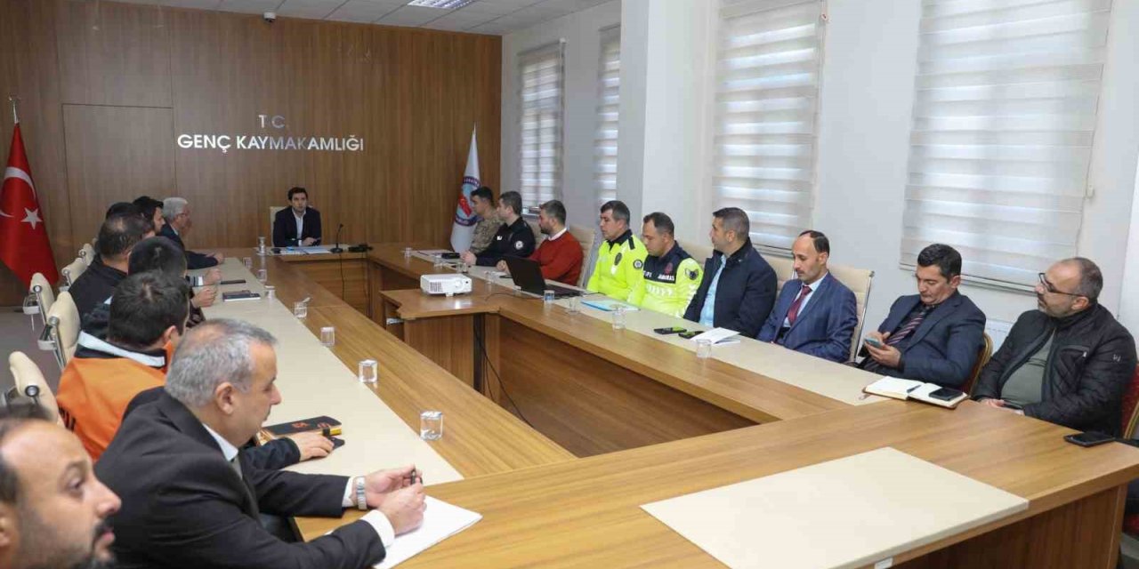 Genç’te kış tedbirleri ele alındı