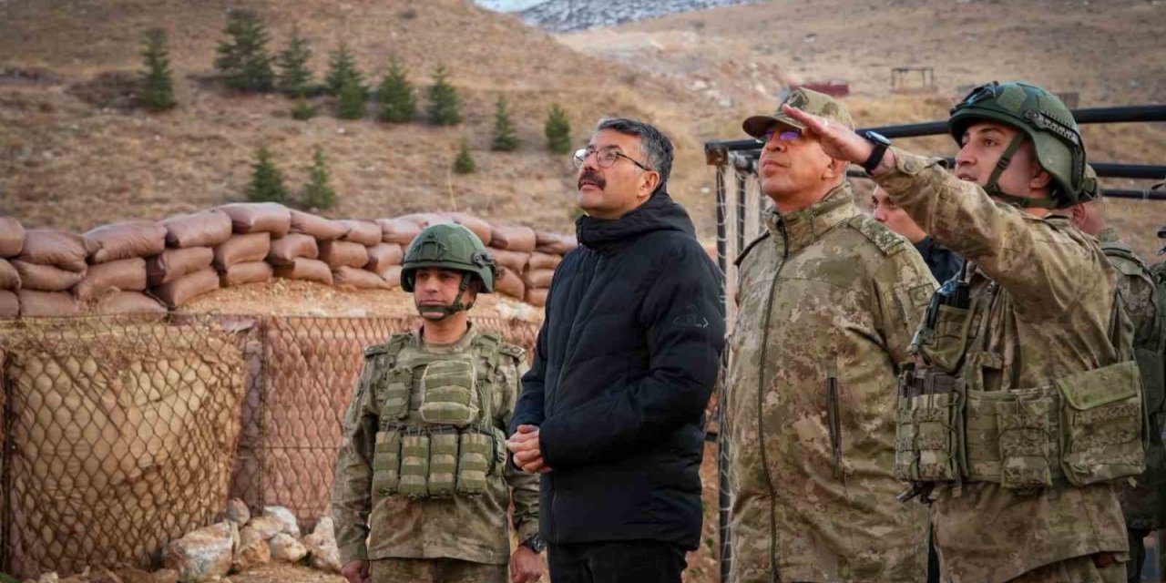 Aktütün Karakolu’na üst düzey ziyaret