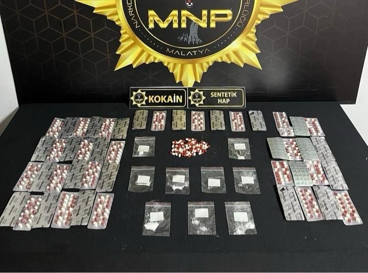 Malatya’da uyuşturucu operasyonu: 3 tutuklama